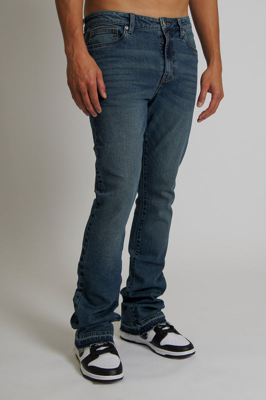 RWSH STACKED SLIM FLARE JEANS - VINTAGE BLUE