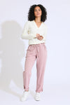 PULL ON CONVERTIBLE PANT - ROSE