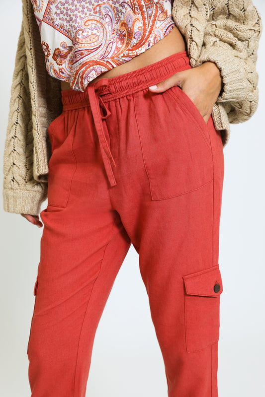 The Cargo Convertible Pant - Maple Rock
