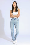 Stella High Rise 90's Straight Jeans - Light Indigo