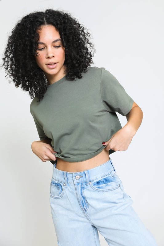 Retro High Rise 90's Ankle Jean
