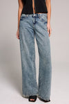 Ashley Classic Rise A-Line Flare Jean - Indigo Medium