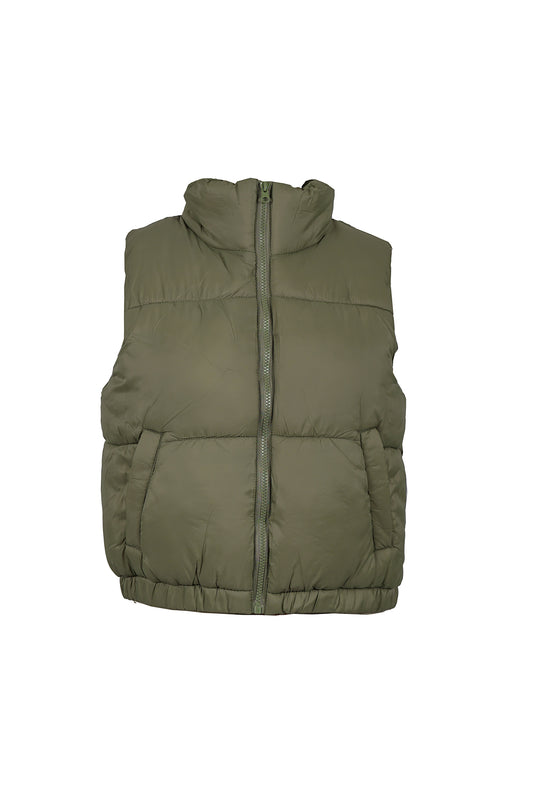 Puffer Vest - Olive