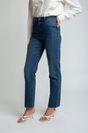 Stella High Rise 90's Straight Jeans - Classic Blue