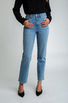 Stella High Rise 90's Straight Jeans - Classic Medium Blue