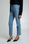 Stella High Rise 90's Straight Jeans - Classic Medium Blue