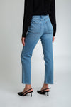 Stella High Rise 90's Straight Jeans - Classic Medium Blue