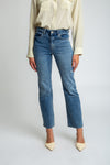 Payton High Rise Straight Jean - Timeless Blue