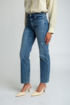 Payton High Rise Straight Jean - Timeless Blue