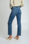Payton High Rise Straight Jean - Timeless Blue