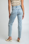 Stella High Rise 90s Straight Jeans - Light Medium Indigo
