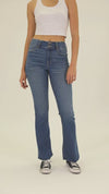 High Rise Fit and Flare Jeans - Fierce Vintage