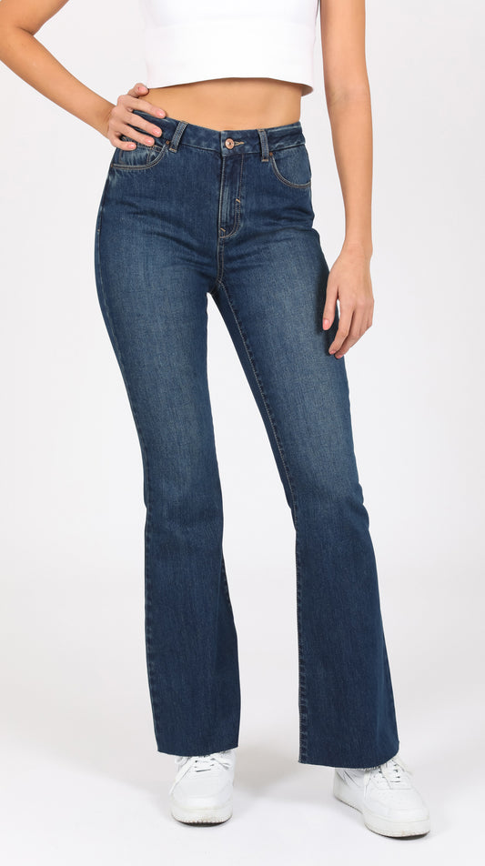 Bk Flap Pckt High Rise Fit and Flare