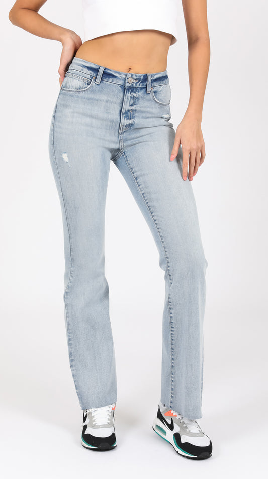 Bk Flap Pckt High Rise Fit and Flare