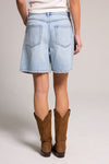 A-line Bermuda Short - Light Indigo
