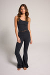 Luxe Knit Tank Top - Vintage Black