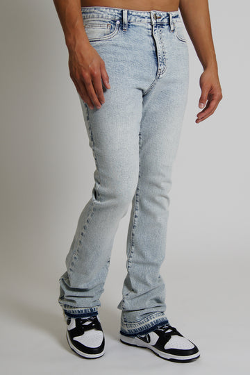RWSH STACKED SLIM FLARE JEANS - BLEACHED BLUE
