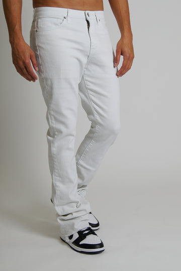 RWSH STACKED SLIM FLARE JEANS - WHITE