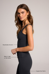 Luxe Knit Tank Top - Vintage Black