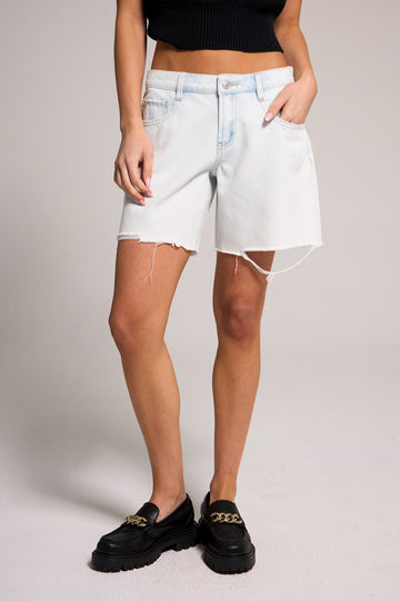 Baggy Bermuda Short - Blue Black