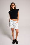 Baggy Bermuda Short - Blue Black