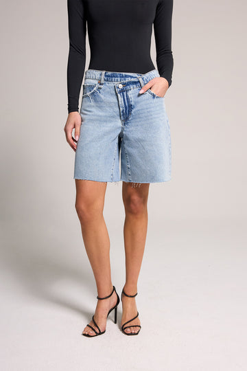 Effortless A-Line Jort - Light Medium Indigo