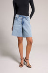 Effortless A-Line Jort - Light Medium Indigo