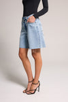 Effortless A-Line Jort - Light Medium Indigo