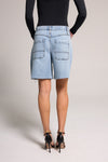 Effortless A-Line Jort - Light Medium Indigo