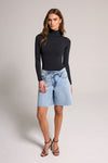 Effortless A-Line Jort - Light Medium Indigo