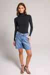 A-line Bermuda Short - Vintage Indigo