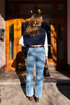 Super High Rise Wide Leg Jeans - Medium Indigo