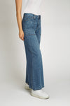 Super High Rise Loose Flare Jeans - Dark Blue