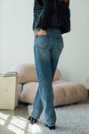 Stella High Rise 90's Straight Jeans - Medium Dark Indigo