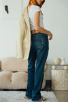 High Rise Bootcut Jeans - Vintage Dark Blue