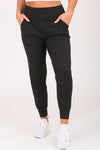 Easy Knit Jogger - Black