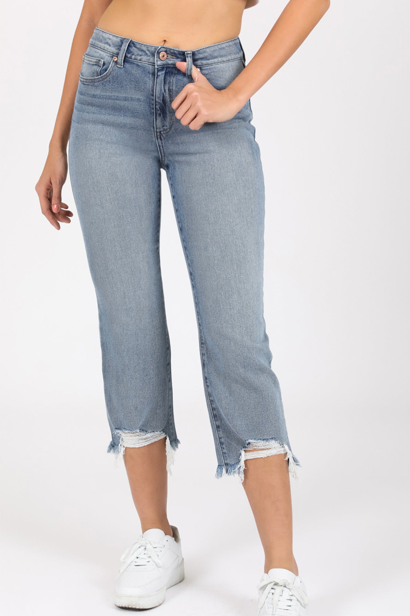 BUY TWO GET ONE FREE Women's Cropped Jeans