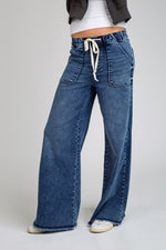 RELAXED WIDE LEG JEAN - VINTAGE INDIGO