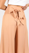 Tie Back Wide Leg Pant