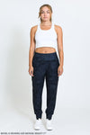 CARGO KNIT JOGGER - BLACK/GREY