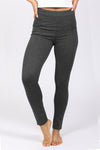 Essential Real Pocket Leggings - Heather Charcoal