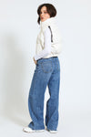 Ashley Low Rise A-Line Baggy Jeans - Light Indigo
