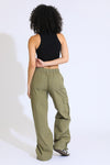 90's Baggy Cargo Pant - Dusty Olive