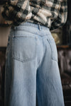 The Baggy Wide Leg Jeans - Light Medium Indigo