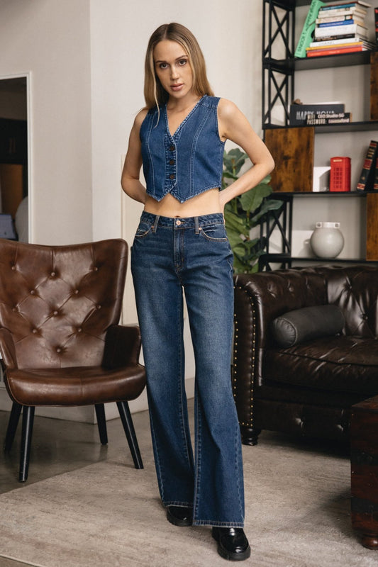 Harley High Rise Booty Jeans - Indigo