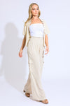 BOARDWALK WIDE LEG W/ CARGO POCKETS - SAND