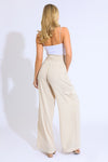 BOARDWALK WIDE LEG W/ CARGO POCKETS - SAND