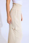 BOARDWALK WIDE LEG W/ CARGO POCKETS - SAND