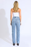 Stella High Rise 90's Straight Jeans - Medium Indigo Wash