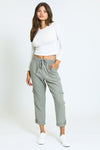 The Cargo Convertible Pant - Dusty Sage